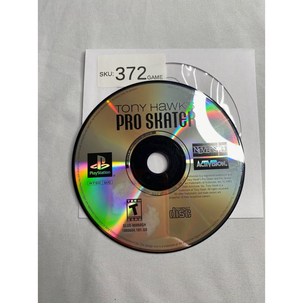 Tony Hawk's Pro Skater Sony PlayStation 1